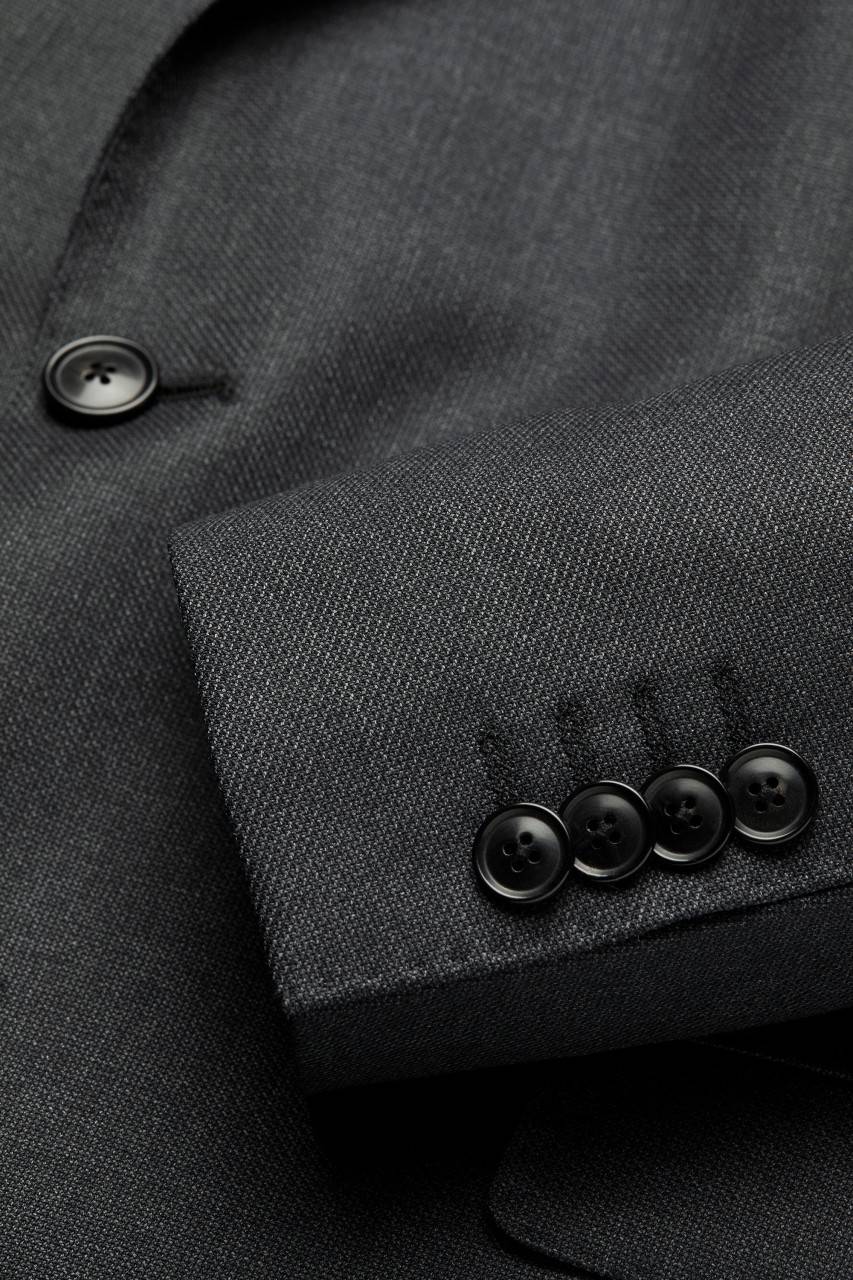 Digel Abito grigio scuro digel drop quattro corto in lana vitale barberis canonico Bestseller