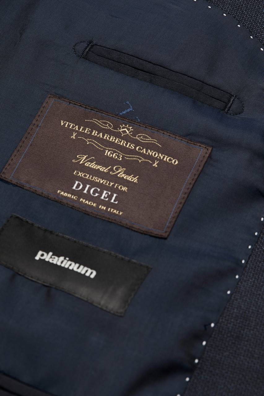 Digel Abito blu digel drop quattro corto in lana vitale barberis canonico Liquidazione
