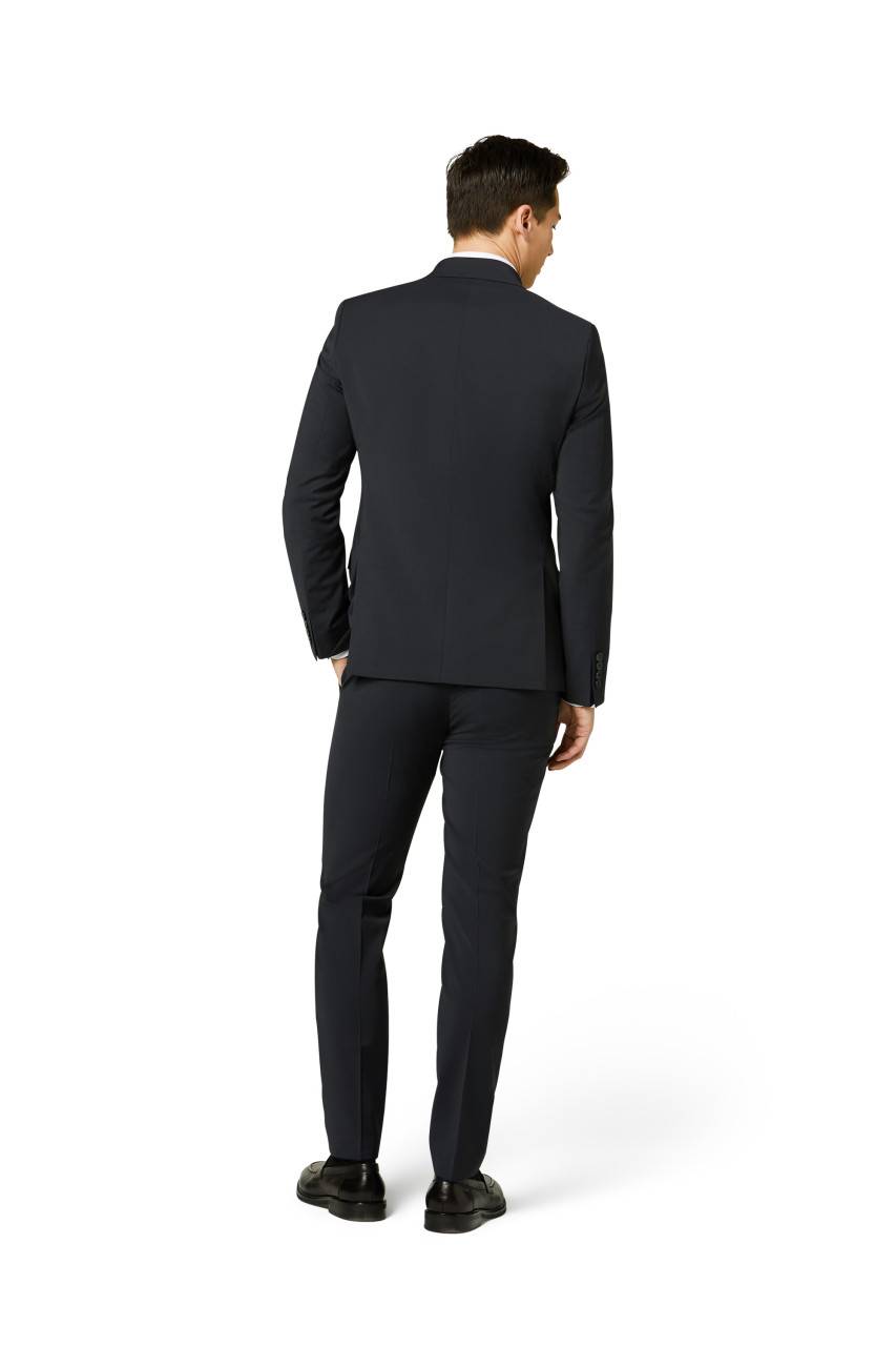 Digel Abito blu digel slim fit doppiopetto misto lana bi-stretch Enormi risparmi