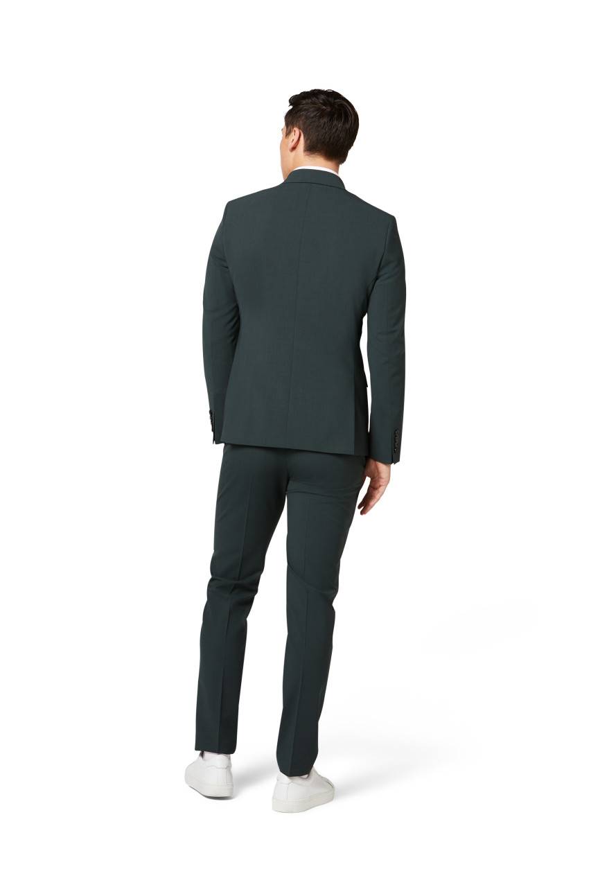 Digel Abito verde digel slim fit doppiopetto misto lana bi-stretch Sconti VIP