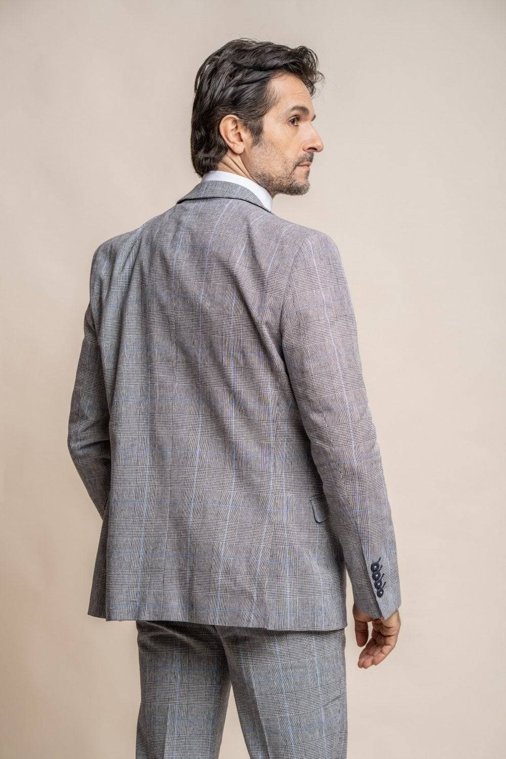 House of Cavani Abito cavani fantasia principe di galles cotone e lino Prezzo basso