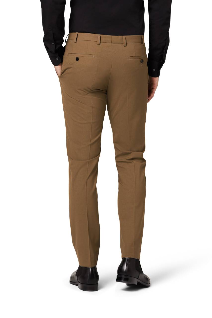 Digel Abito slim fit digel marrone chiaro misto lana bi-stretch Offerta settimanale