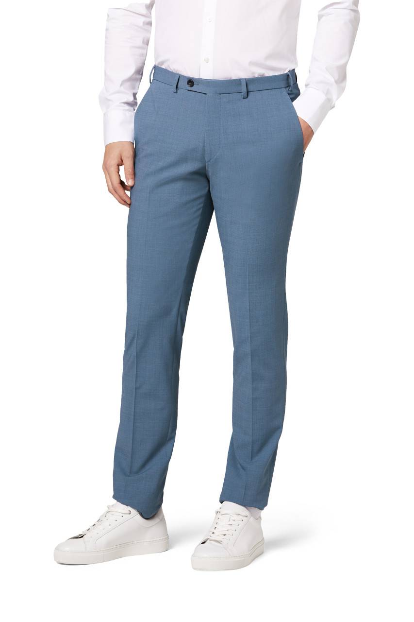 Digel Abito slim fit digel azzurro misto lana bi-stretch Ritorno libero