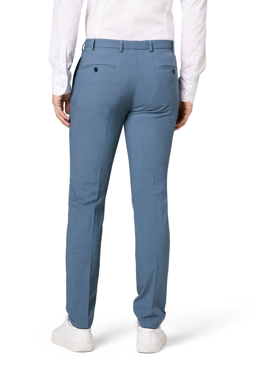 Digel Abito slim fit digel azzurro misto lana bi-stretch Ritorno libero