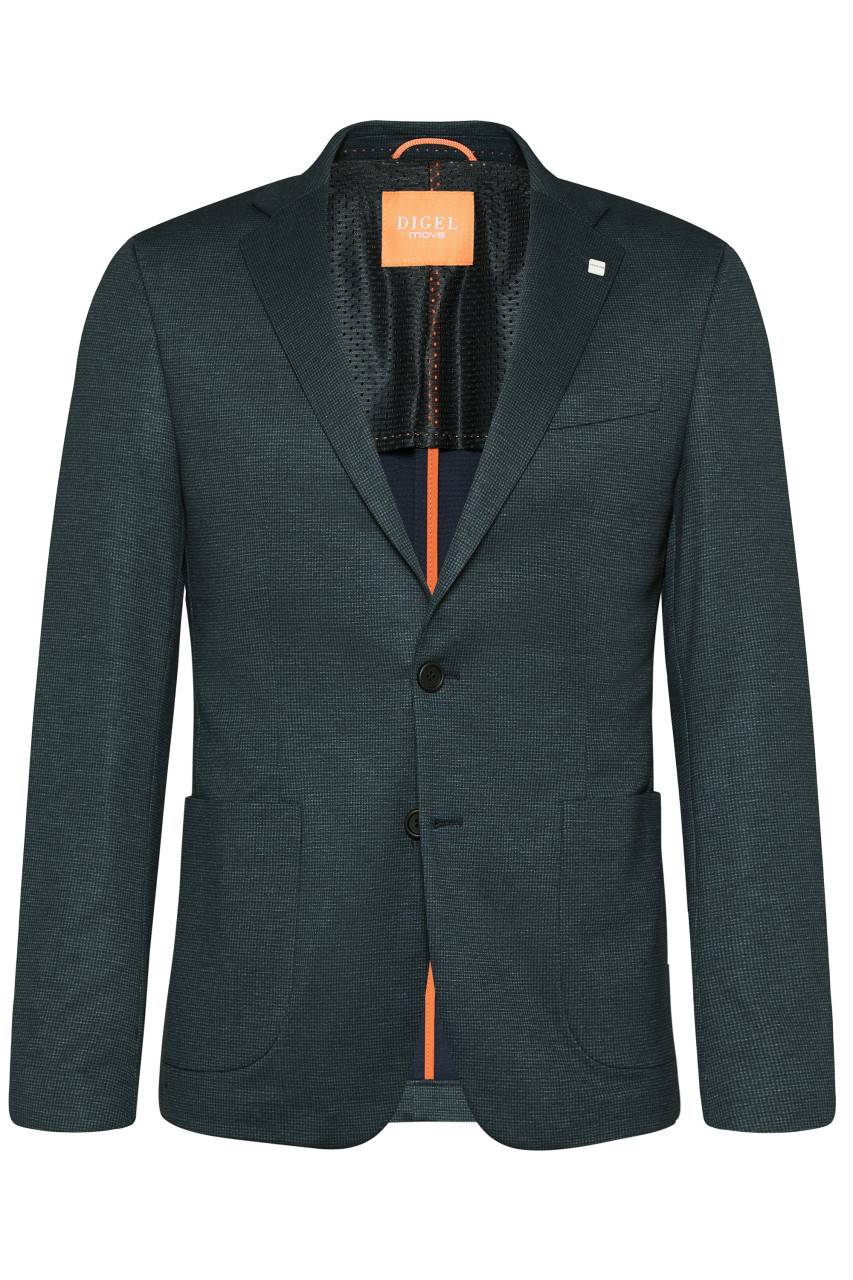 Digel Abito digel in jersey extra slim fit verde a quadretti Rilascio limitato