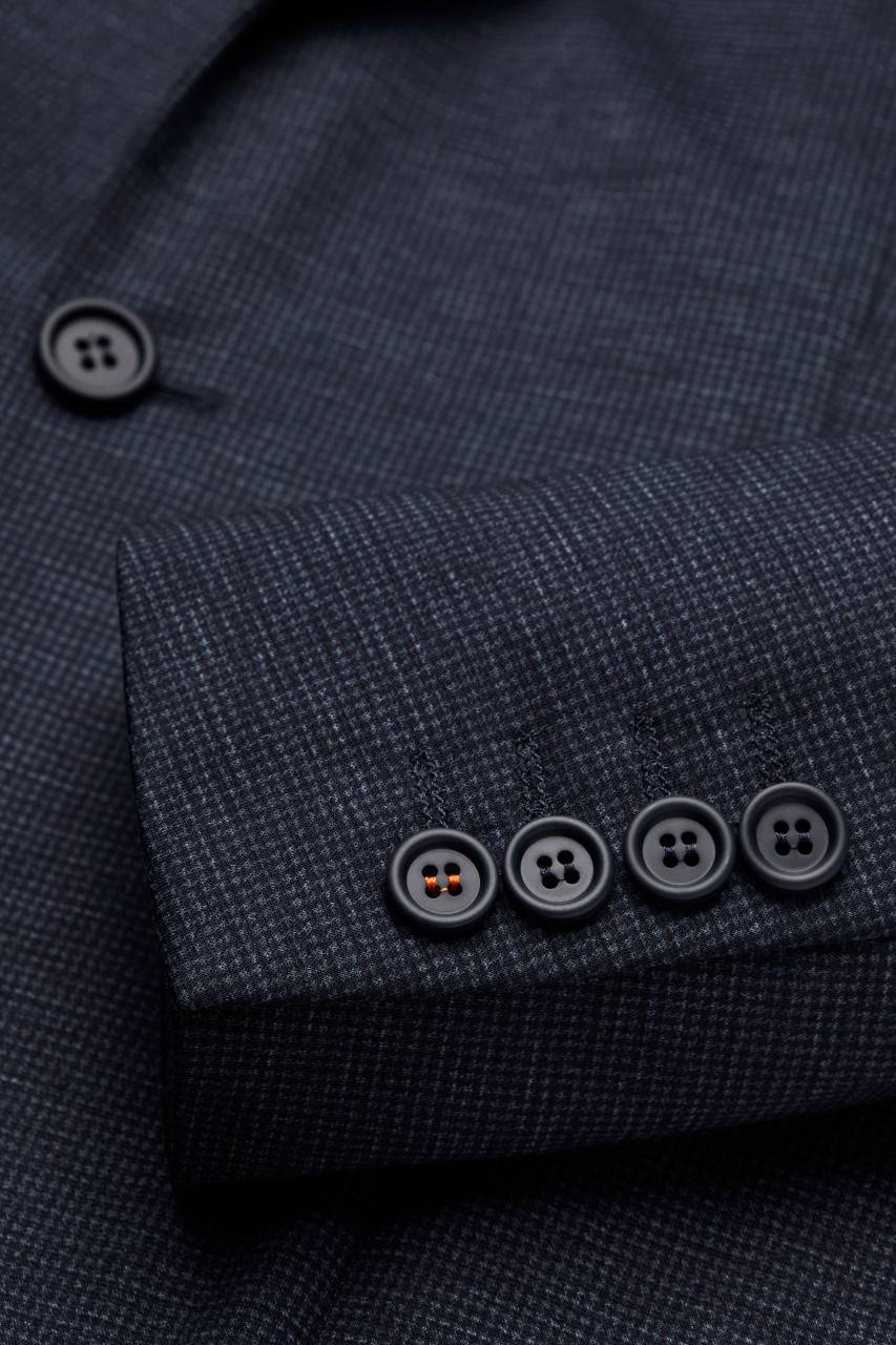 Digel Abito digel in jersey extra slim fit blu a quadretti Ultimi tre giorni