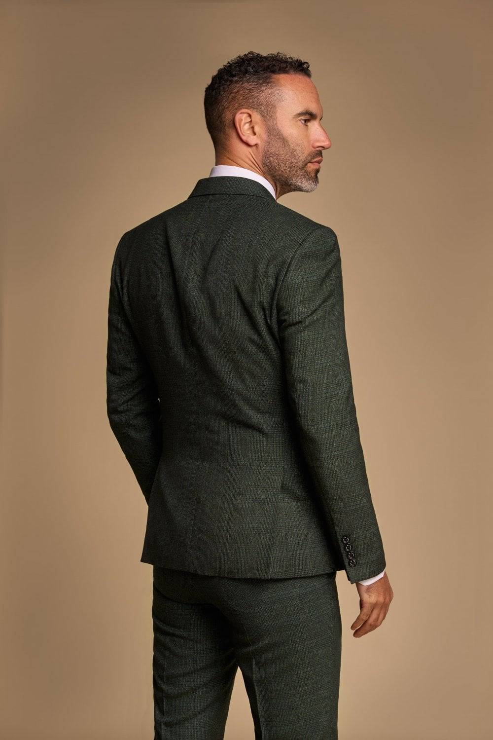 House of Cavani Abito cavani doppiopetto verde a quadri slim fit Only for today