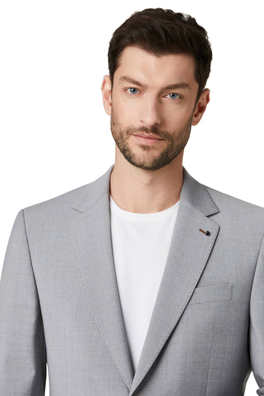 Digel Abito grigio chiaro digel in lana stretch easywool modern fit Super sconto