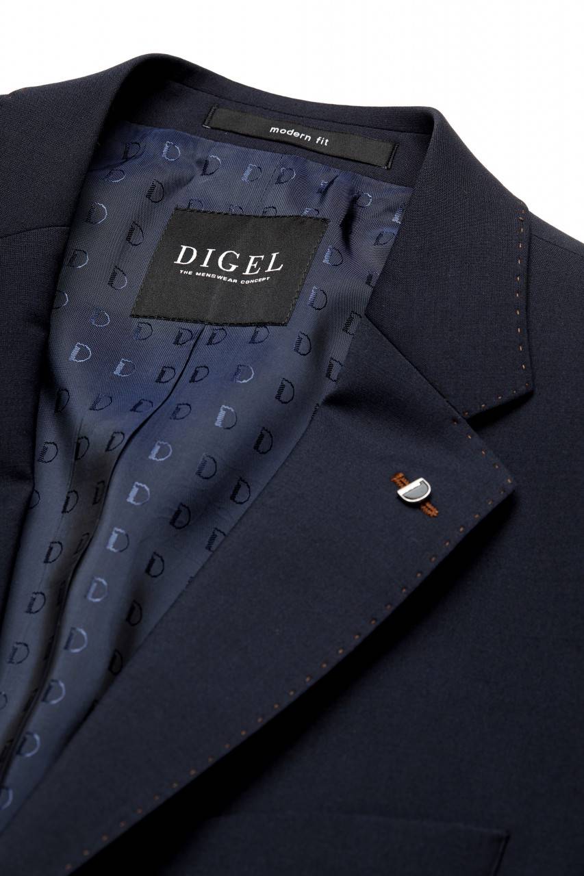 Digel Abito blu digel in lana stretch easywool modern fit Enormi sconti