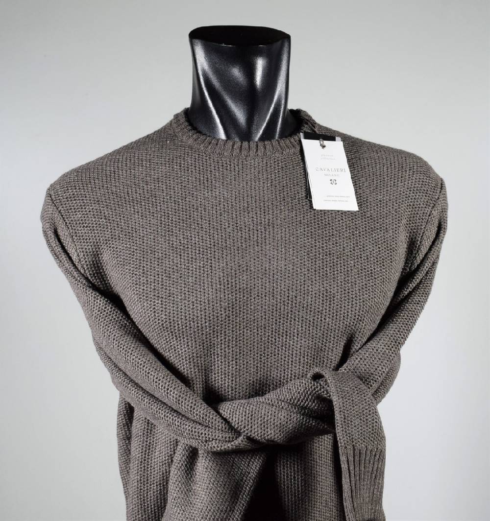 Cavalieri Milano Maglione paricollo noce cavalieri milano modern fit 2025