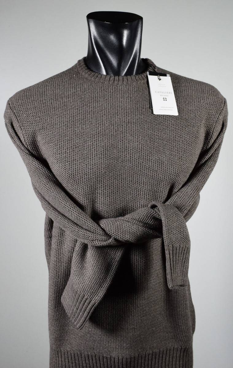 Cavalieri Milano Maglione paricollo noce cavalieri milano modern fit 2025