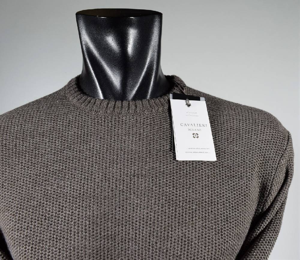 Cavalieri Milano Maglione paricollo noce cavalieri milano modern fit 2025