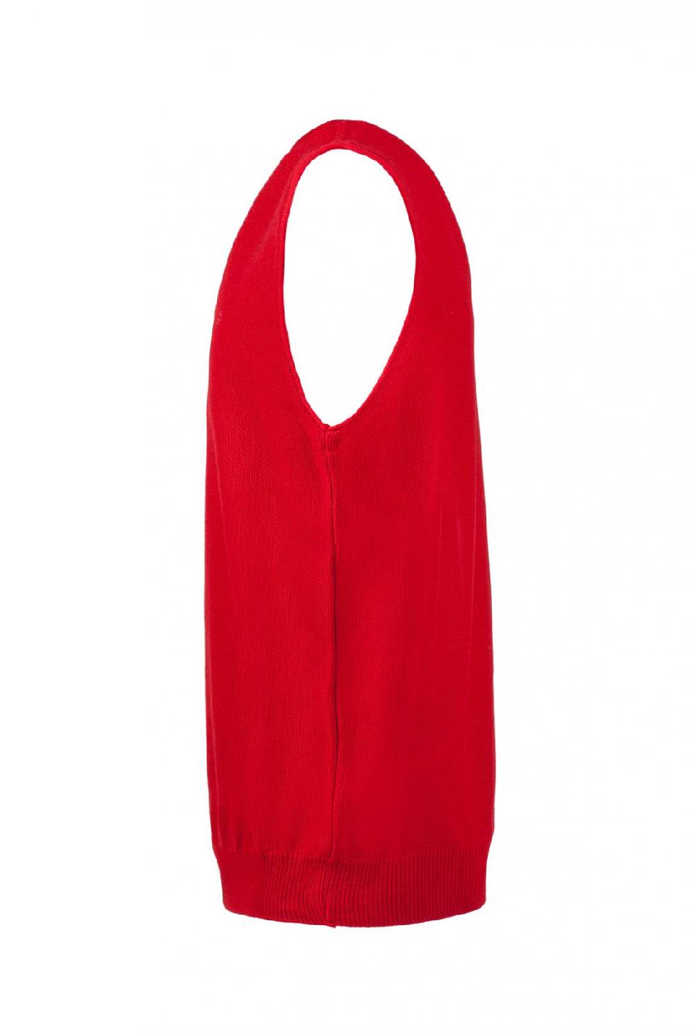 Green Coast Gilet rosso con scollo a v green coast modern fit Shopping Online