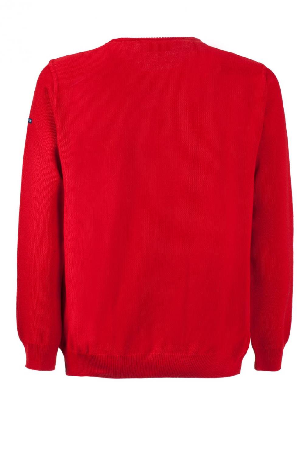 Green Coast Maglione regular fit a giro collo rosso green coast made in italy Sottocosto