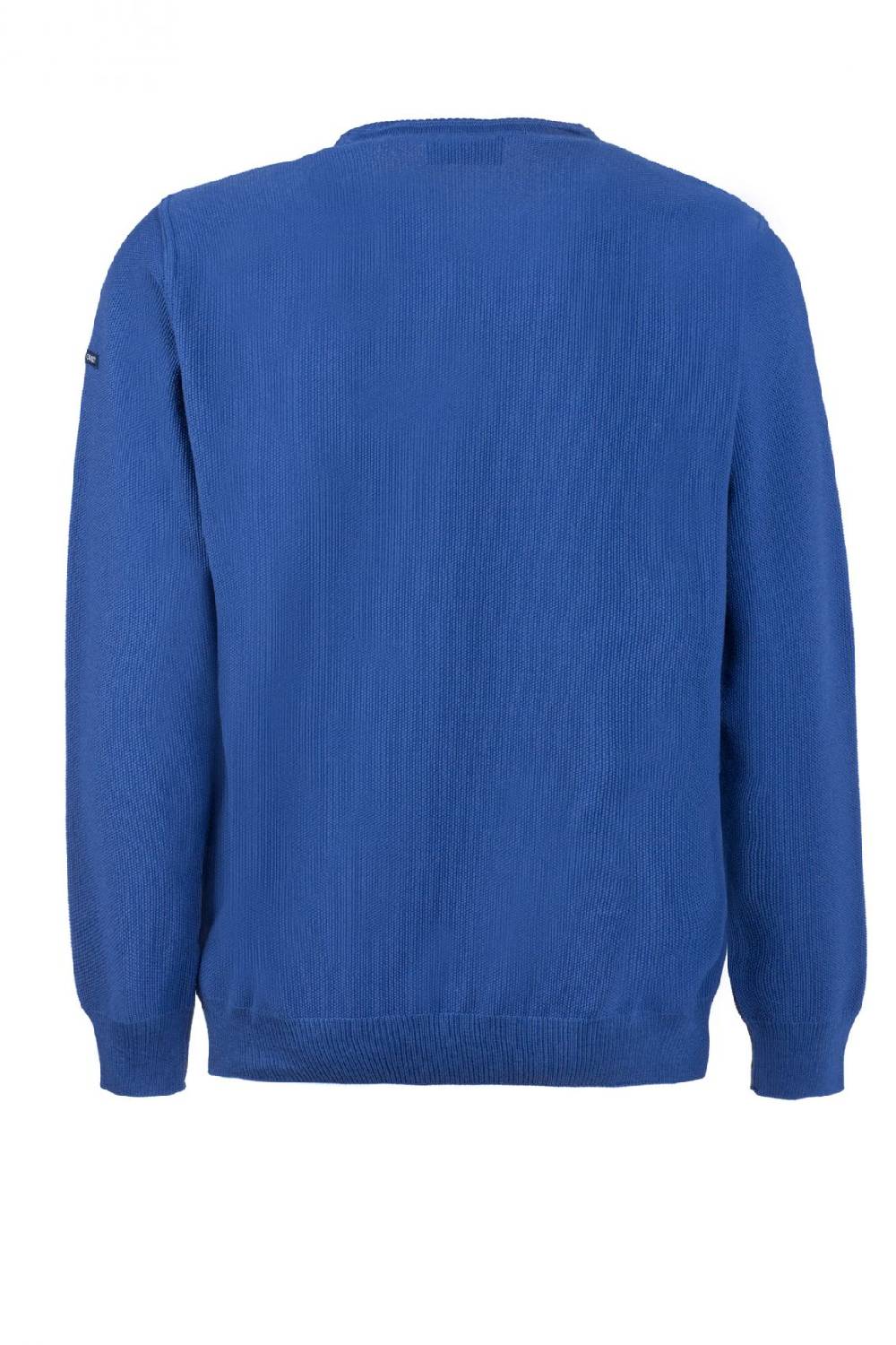 Green Coast Maglione regular fit a giro collo azzurro green coast made in italy Convenienza