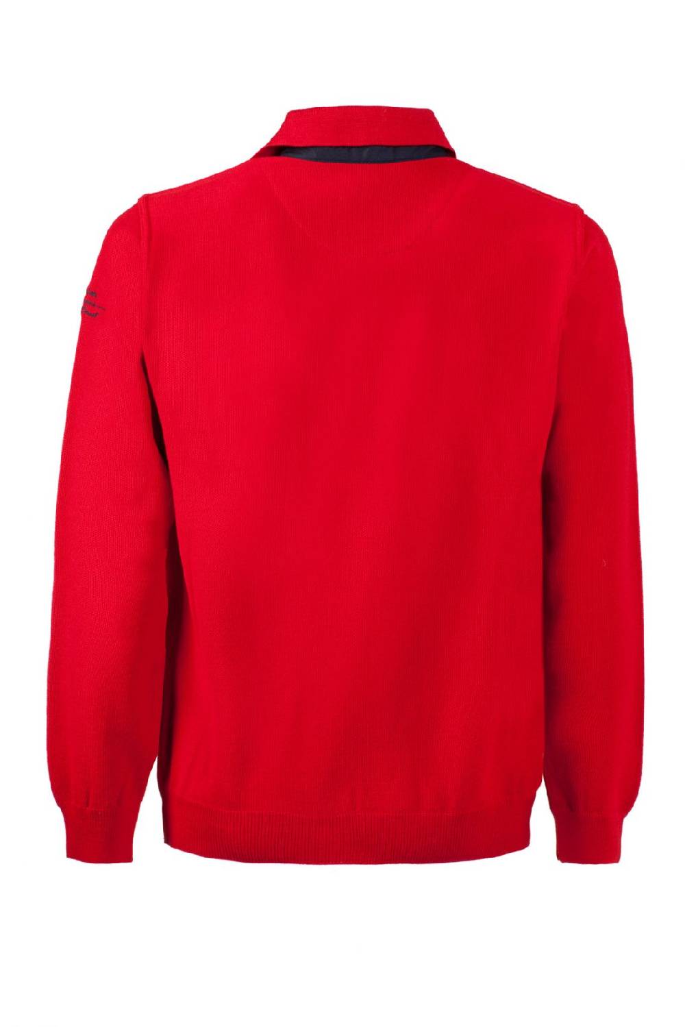 Green Coast Polo rossa green coast modern fit filato nautico idrorepellente Sconto
