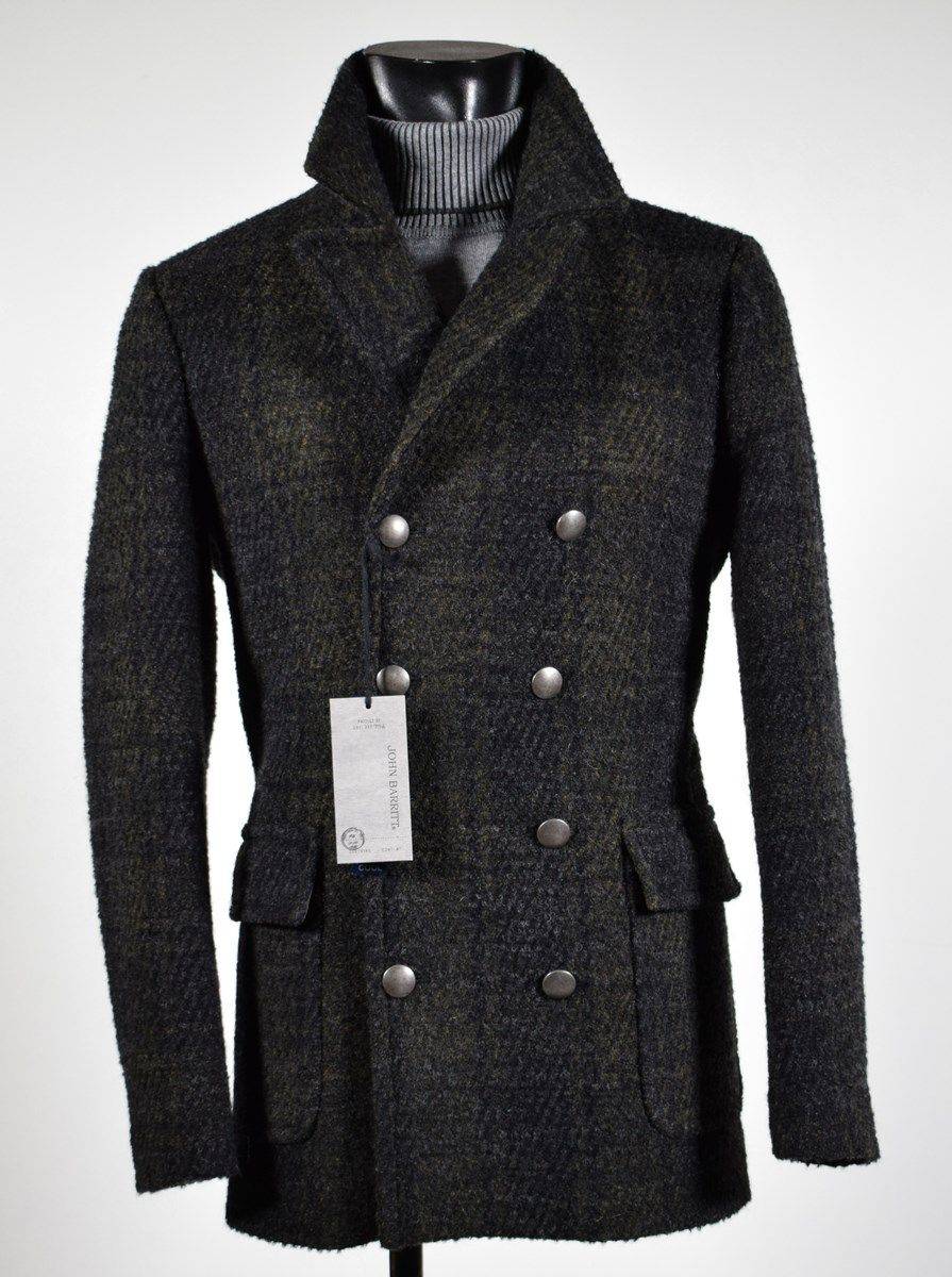 John Barritt Blouson in lana a quadri john barritt slim fit doppio petto Economico