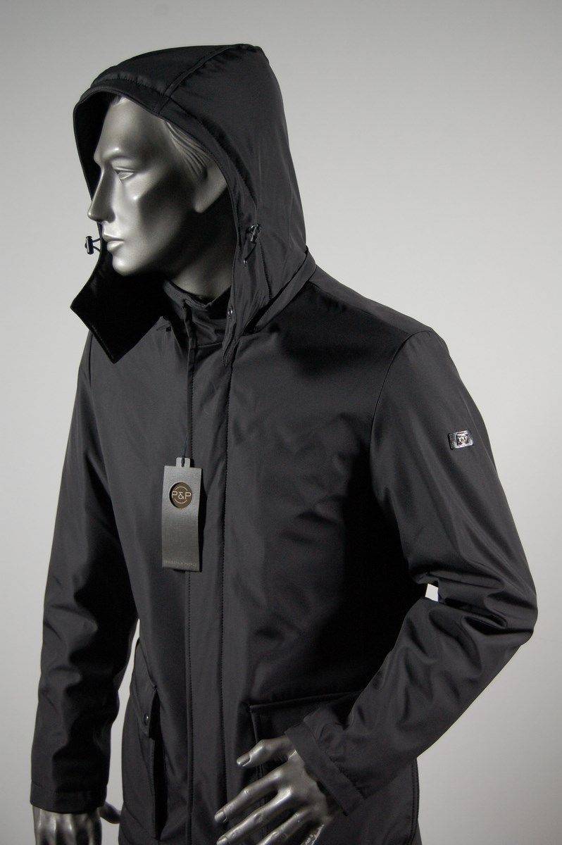 Projects & People Giaccone parka taglio elegante accoppiato con cappuccio due colori Vendite Flash