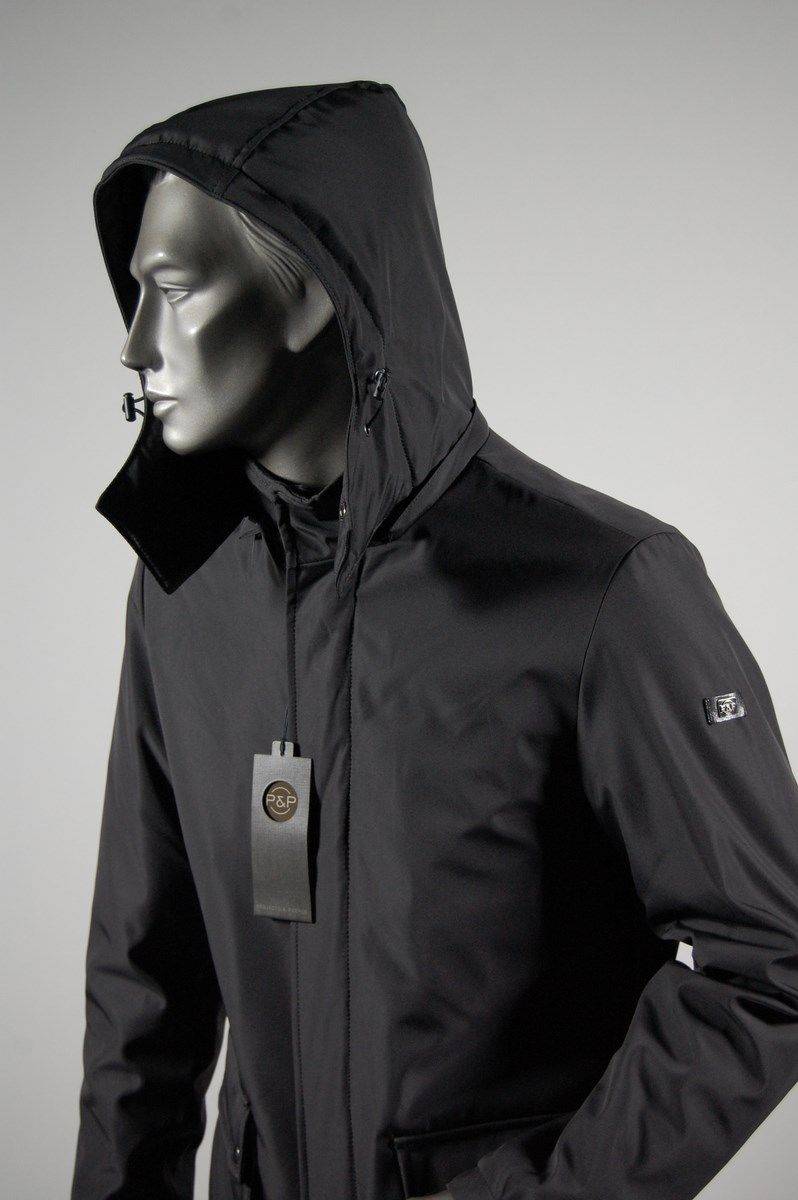 Projects & People Giaccone parka taglio elegante accoppiato con cappuccio due colori Vendite Flash