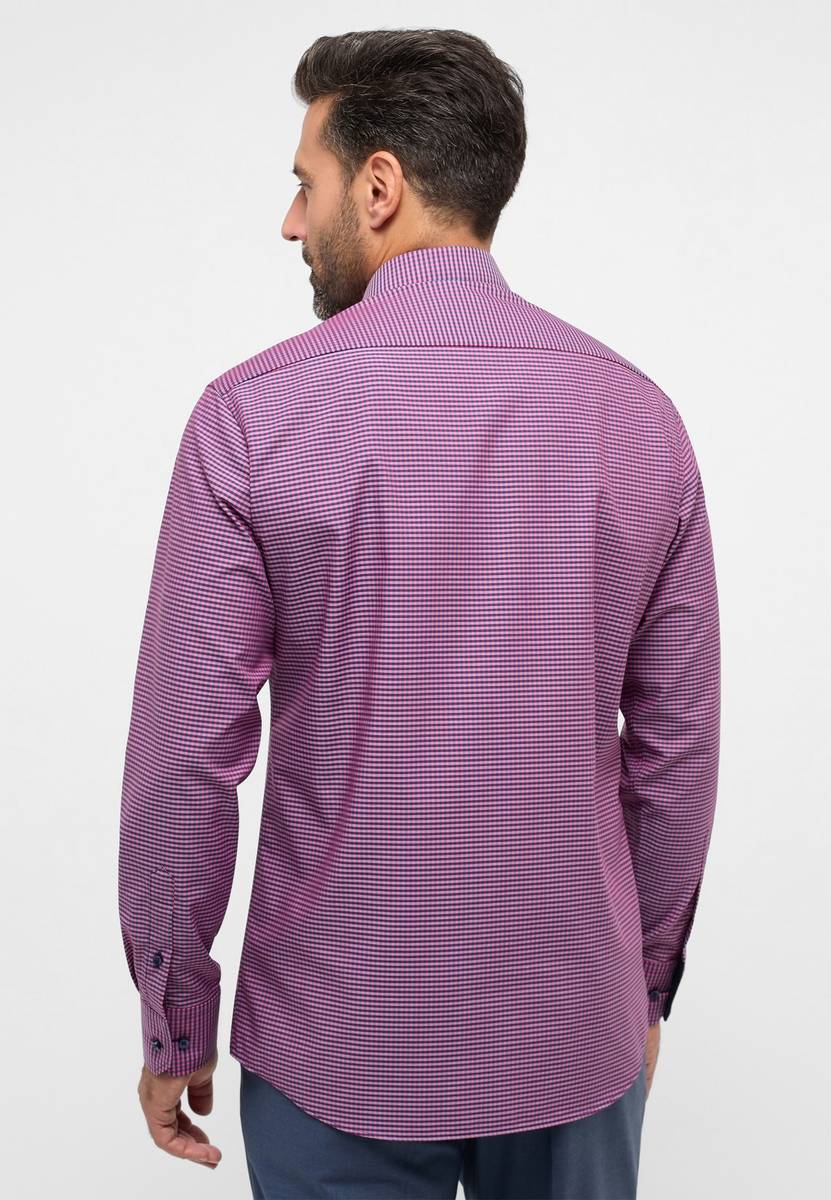 Eterna Camicia eterna a quadretti rosso modern fit Offerta speciale