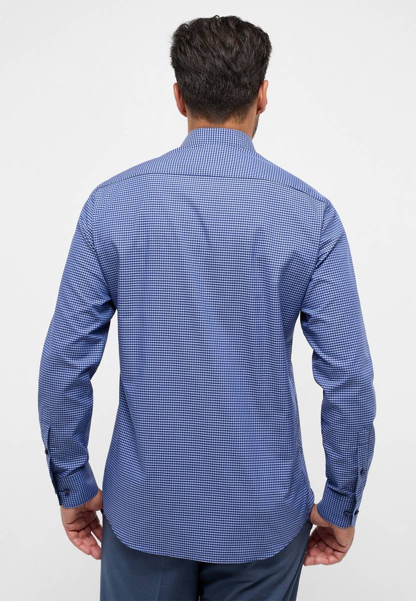 Eterna Camicia eterna a quadretti azzurro modern fit Comprare a buon mercato
