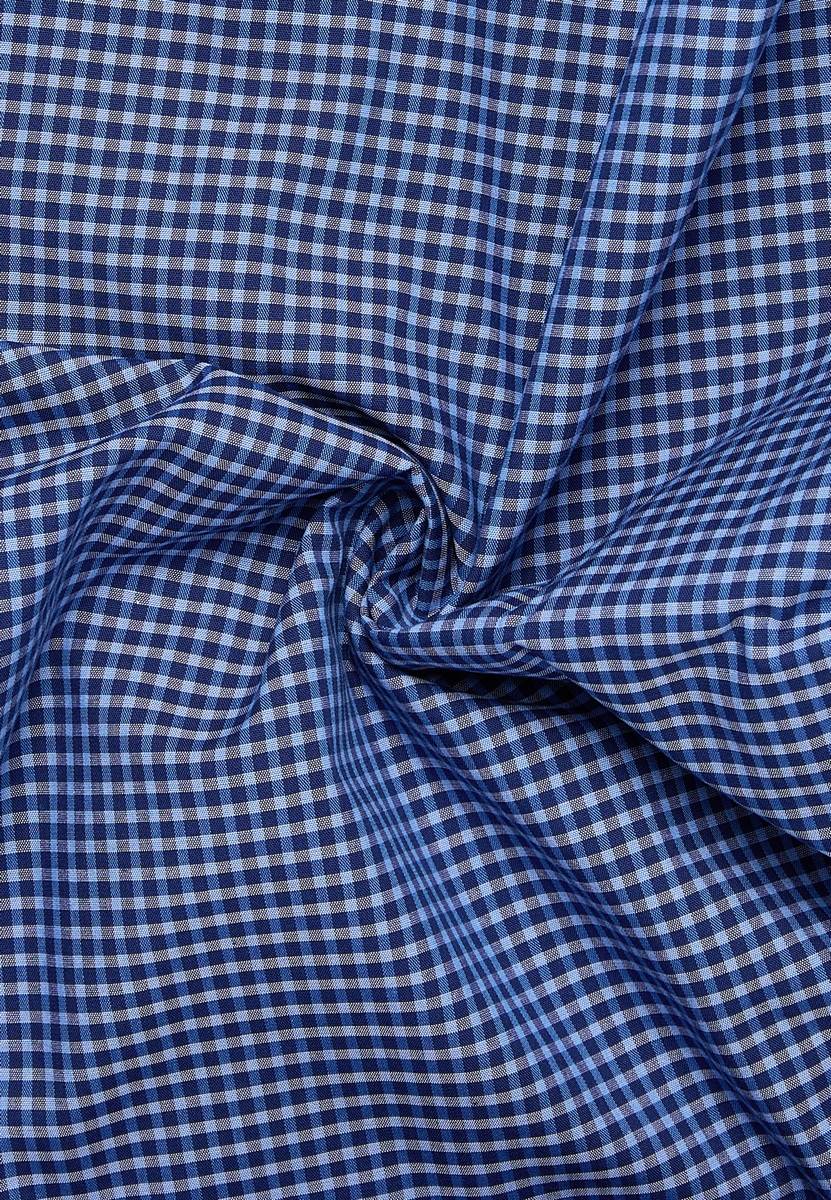 Eterna Camicia eterna a quadretti azzurro modern fit Comprare a buon mercato