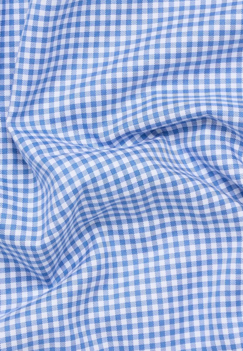 Eterna Camicia a quadretti azzurro eterna slim fit collo button-down Vendita calda