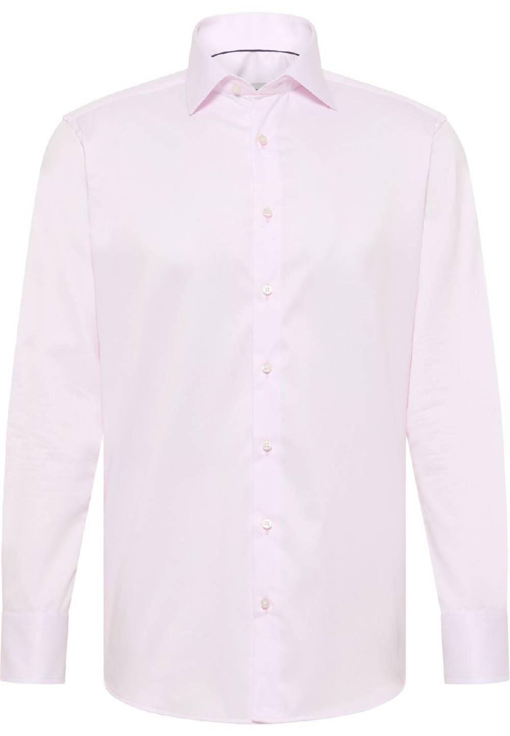 Eterna Camicia rosa eterna modern fit in cotone twill no stiro Sconti VIP