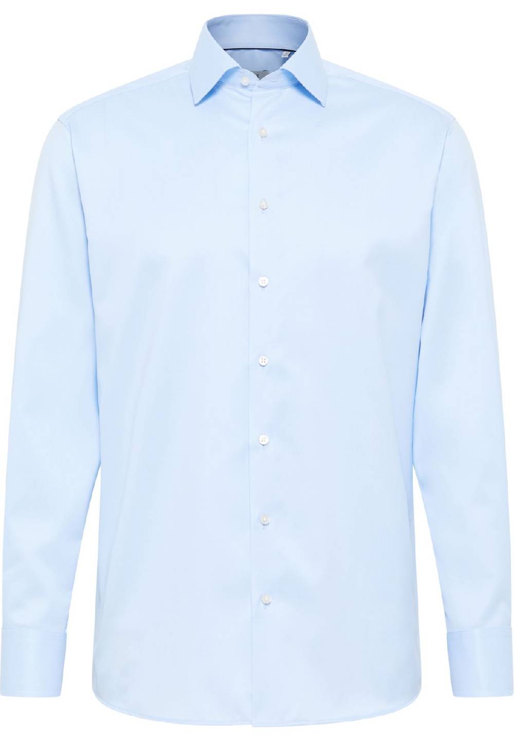 Eterna Camicia celeste eterna modern fit in cotone twill no stiro Prezzo basso