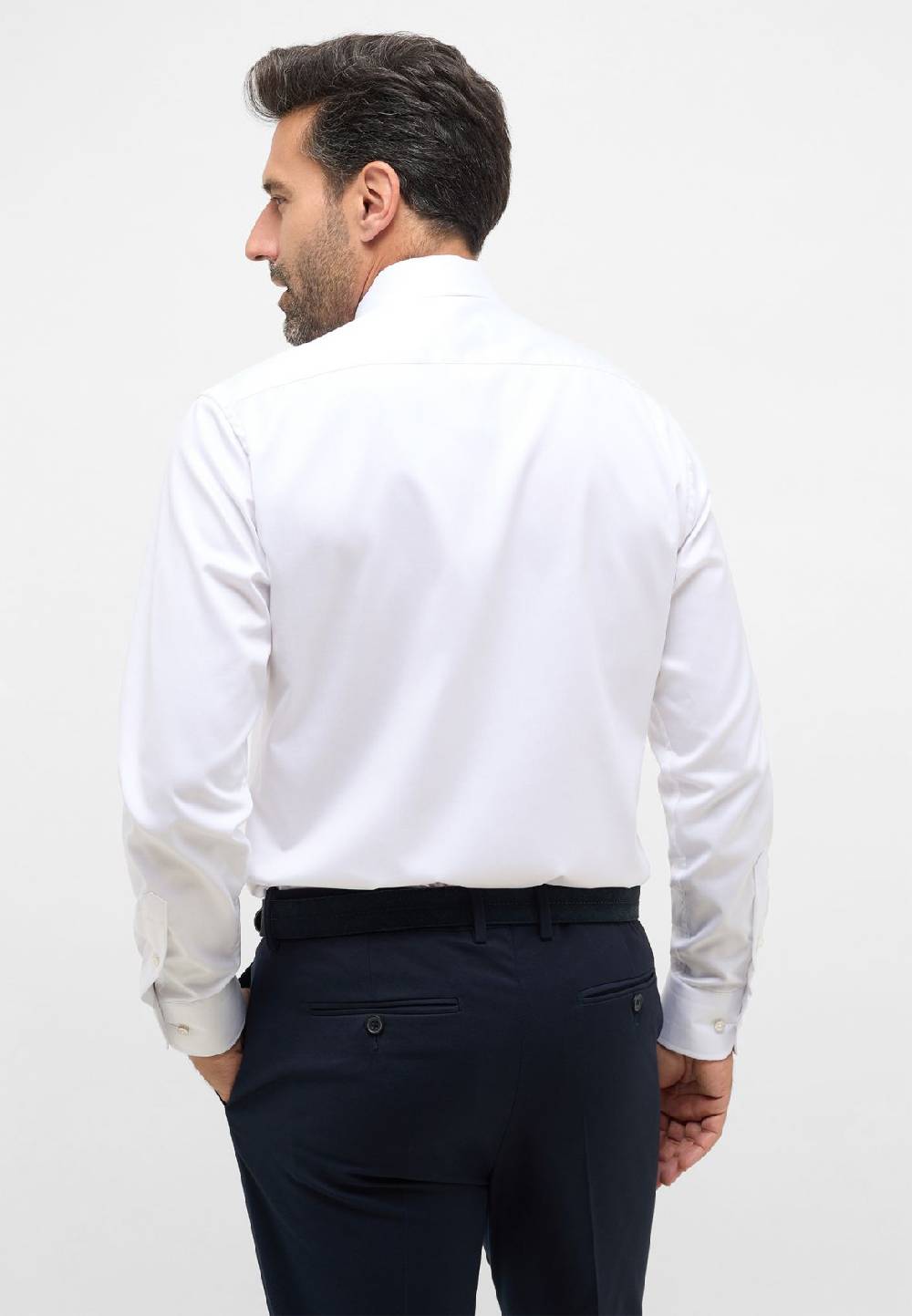Eterna Camicia bianca eterna modern fit in cotone twill no stiro Super Saving Price