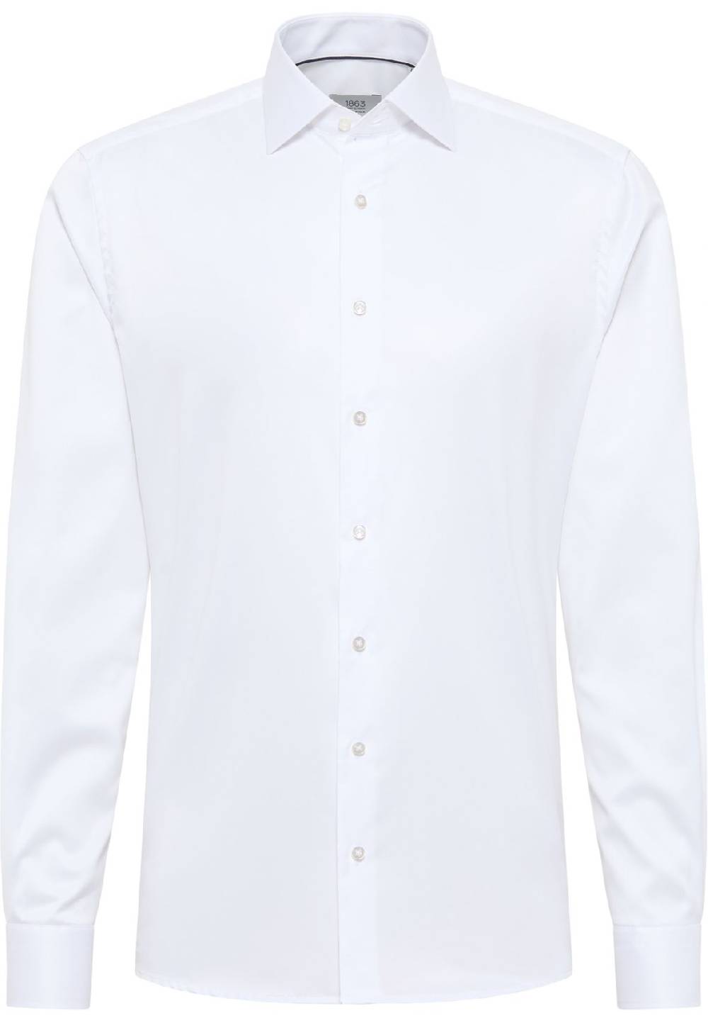 Eterna Camicia bianca eterna modern fit in cotone twill no stiro Super Saving Price