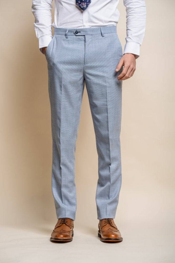 House of Cavani Abito azzurro chiaro house of cavani semi foderato stretch modern fit Offerta settimanale