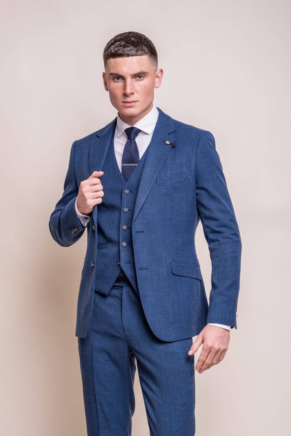 House of Cavani Abito blu house of cavani semi foderato stretch modern fit Ritorno libero