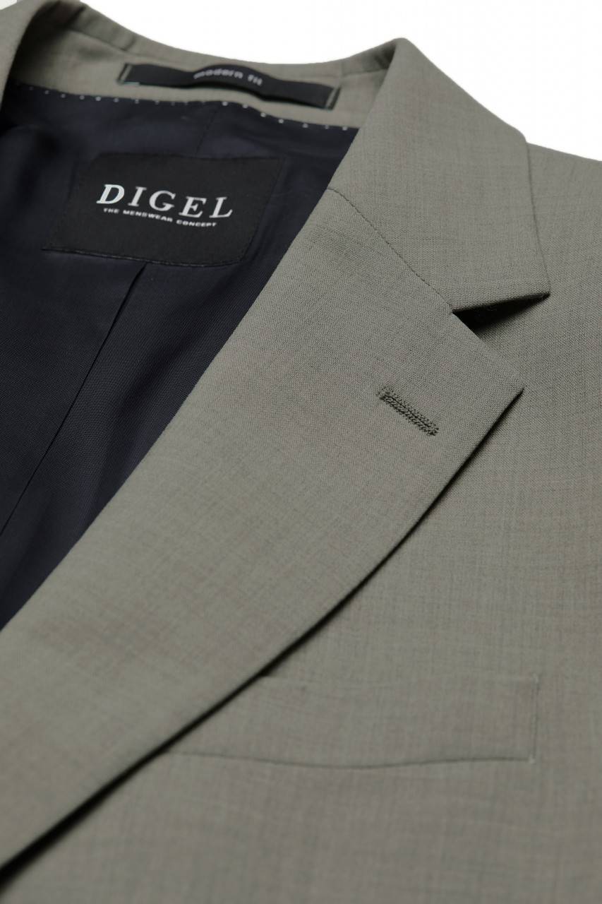 Digel Abito verde salvia digel lana stretch drop sei modern fit Latest stili