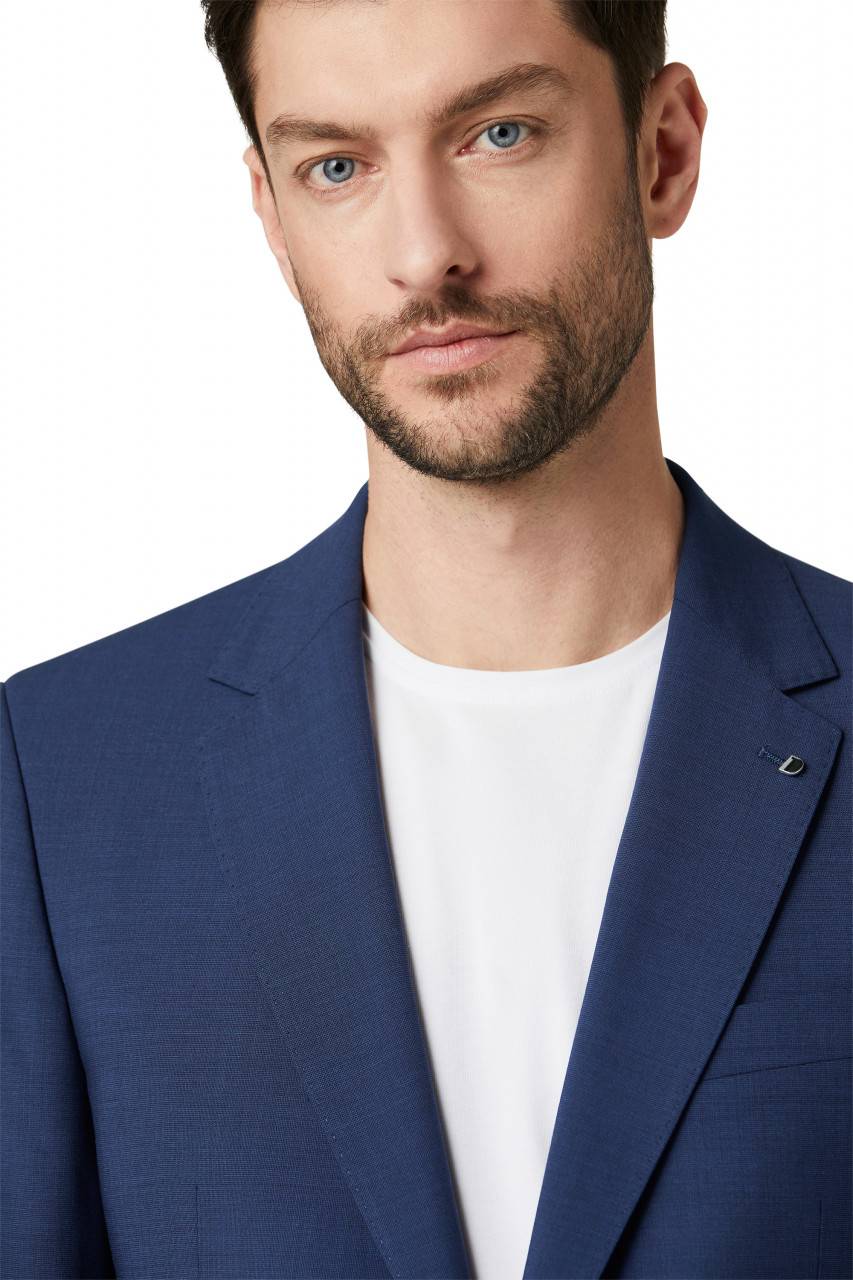 Digel Abito blu digel lana stretch marzotto drop quattro corto Ultimo giorno