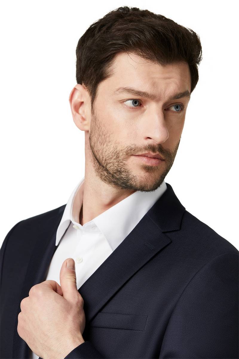 Digel Abito blu slim fit digel lana reda super 110'S Fino al 50% di sconto