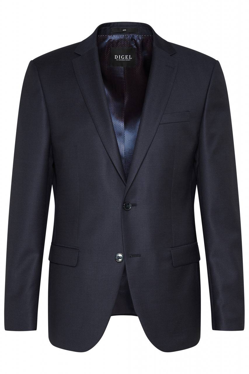 Digel Abito blu slim fit digel lana reda super 110'S Fino al 50% di sconto