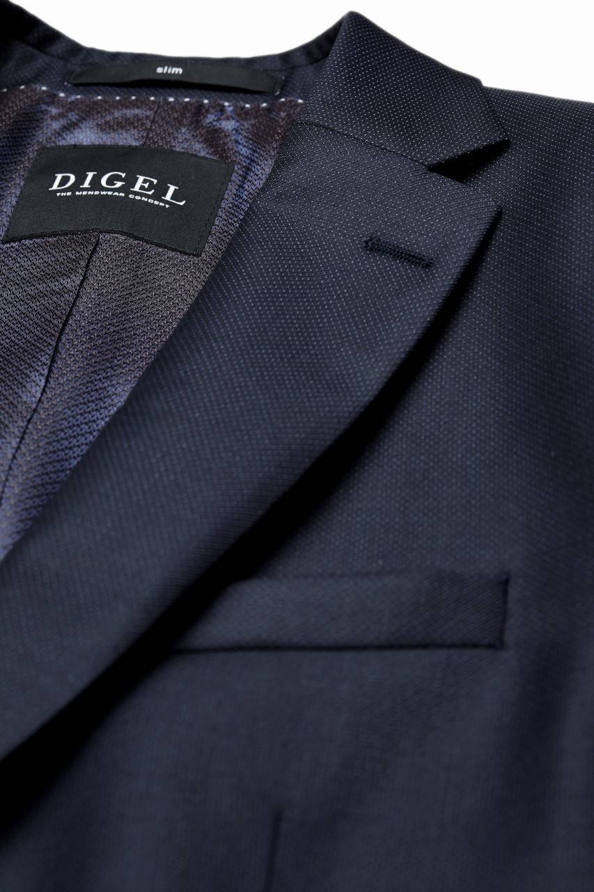 Digel Abito blu slim fit digel lana reda super 110'S Fino al 50% di sconto