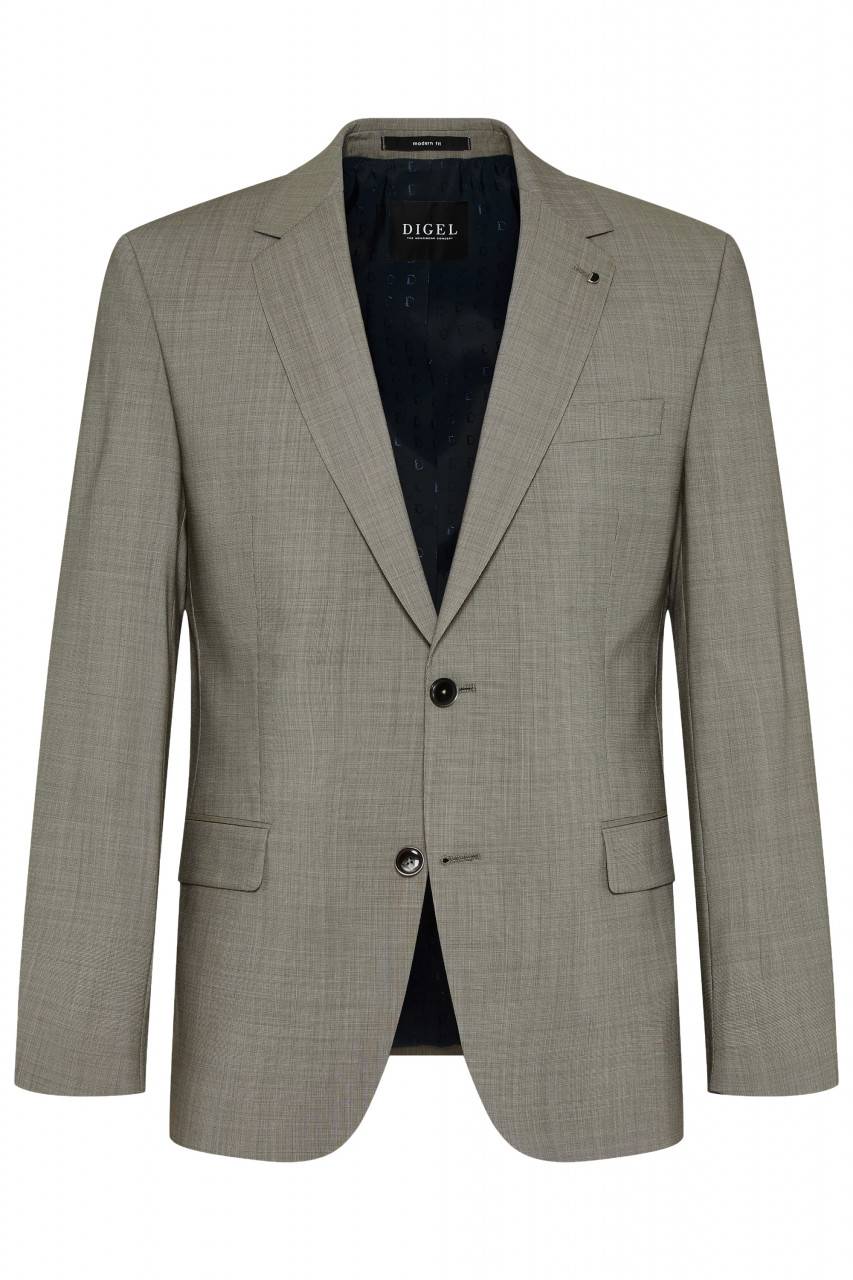 Digel Abito verde chiaro digel lana stretch marzotto drop quattro corto Sostegno trimestrale