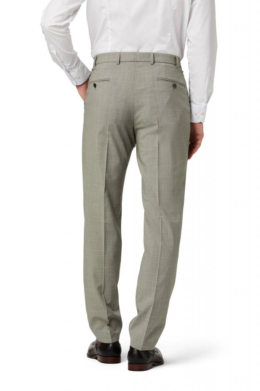 Digel Abito verde chiaro digel lana stretch marzotto drop quattro corto Sostegno trimestrale