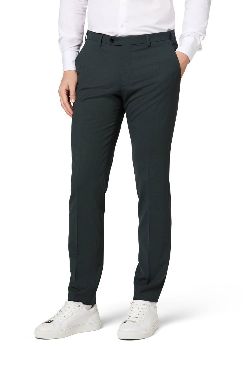 Digel Abito slim fit digel verde misto lana bi-stretch Trasporto libero internazionale