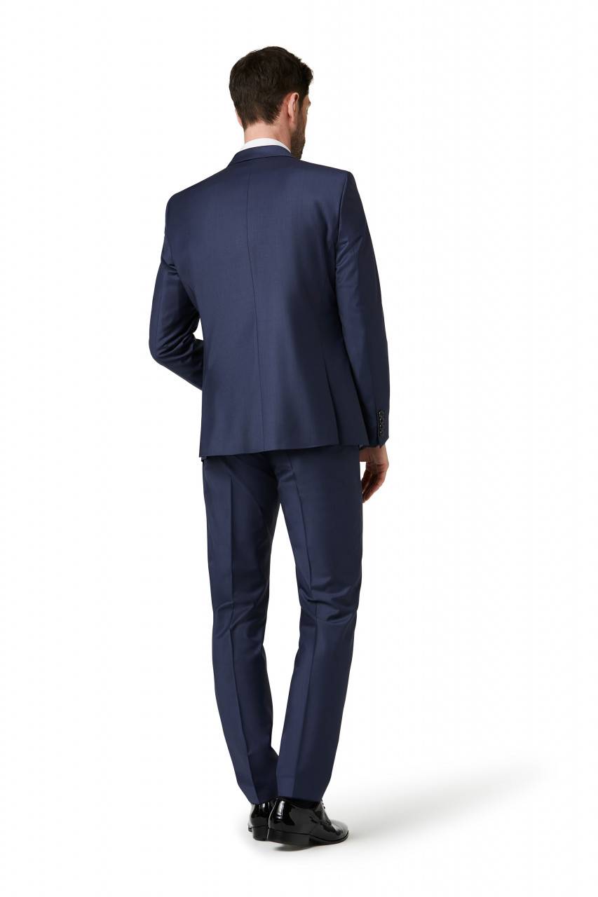 Digel Abito slim fit elegante digel blu marine con gilet Officina