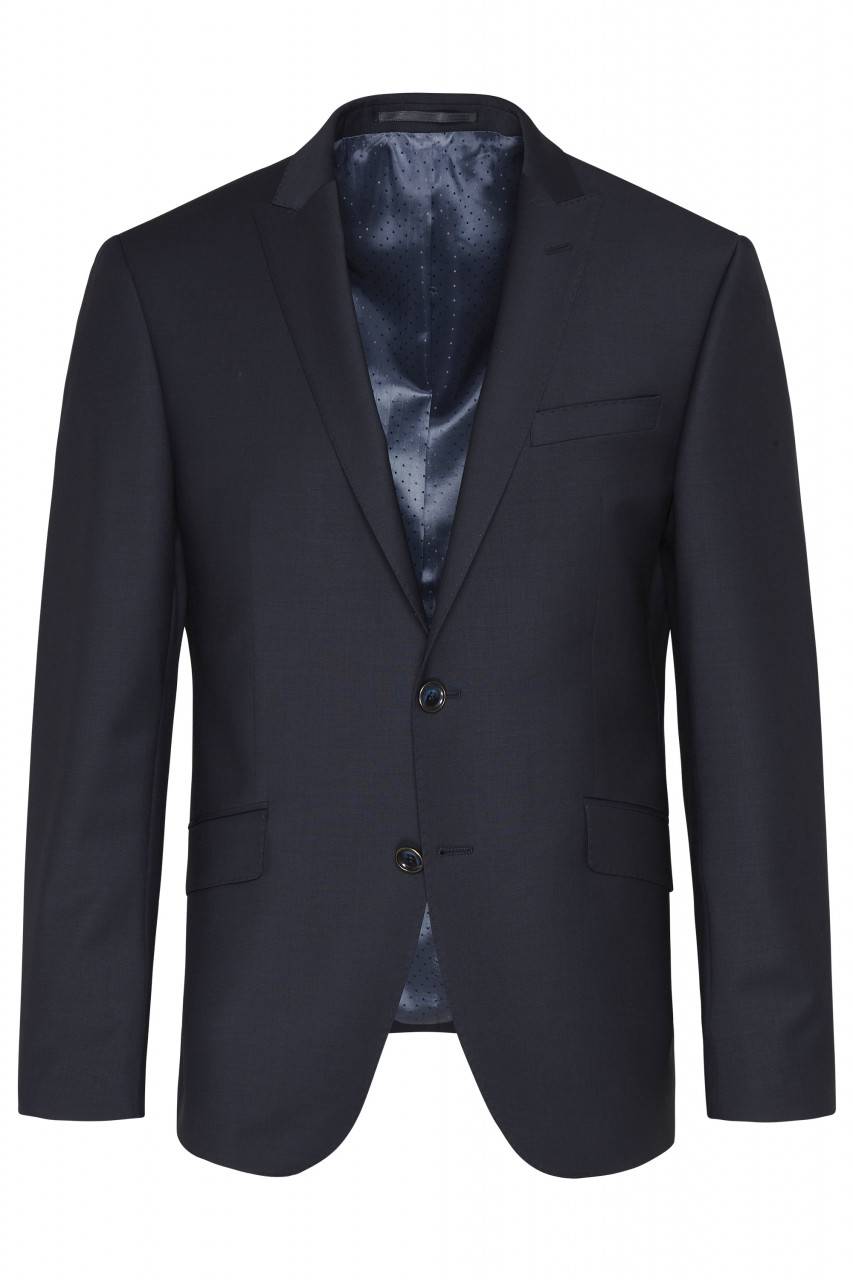 Digel Abito slim fit elegante digel blu scuro con gilet Limitato a 3 giorni