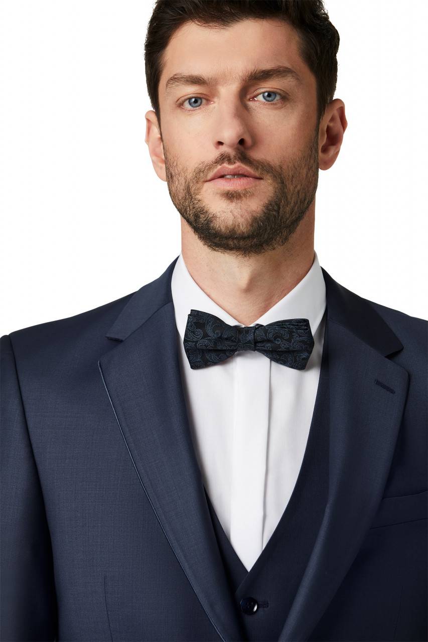 Digel Abito elegante digel blu marine con panciotto drop quattro corto Esporta salva