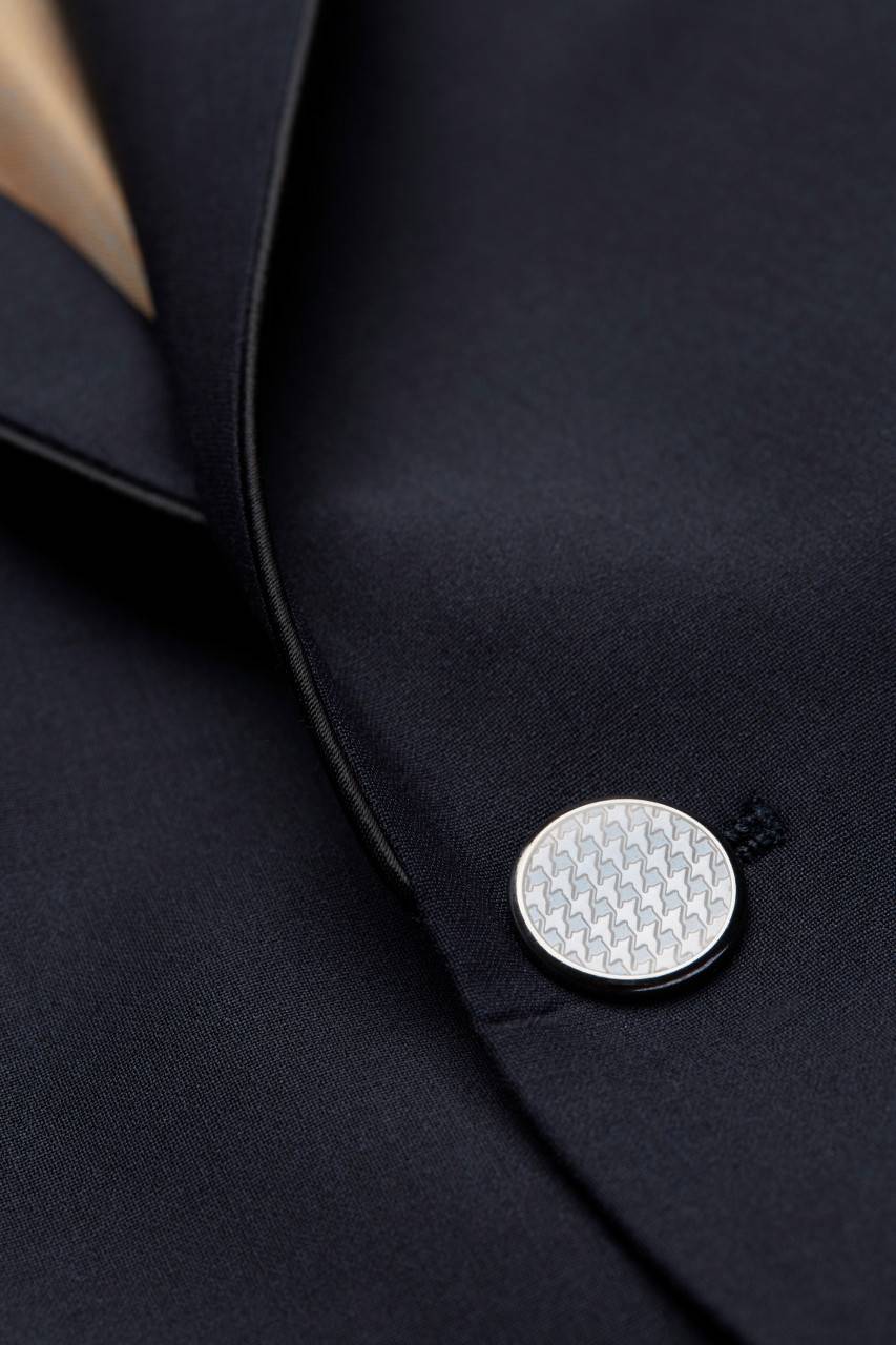 Digel Abito elegante digel blu scuro con panciotto drop quattro corto Black Friday Prezzi