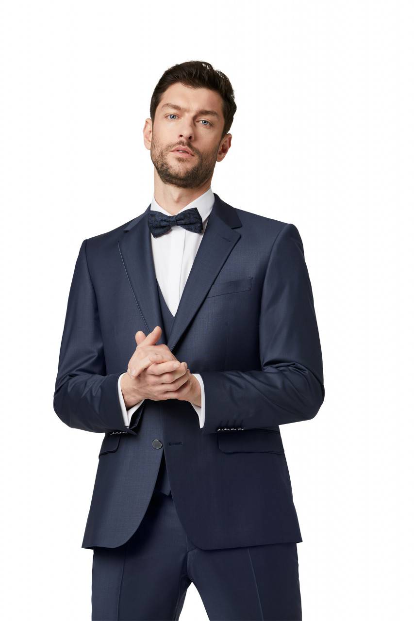 Digel Abito elegante digel blu marine con panciotto drop sei modern fit In vendita