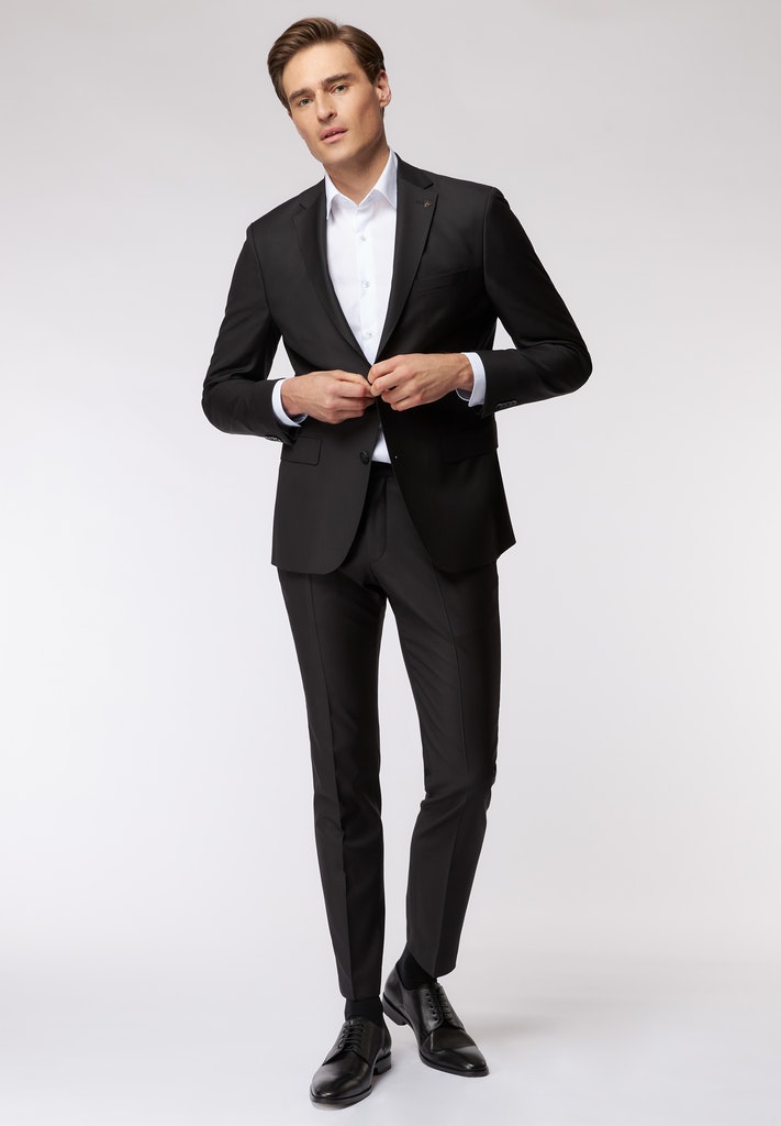 Roy Robson Abito nero roy robson lana cerruti drop quattro corto 50% di sconto per tempo limitato
