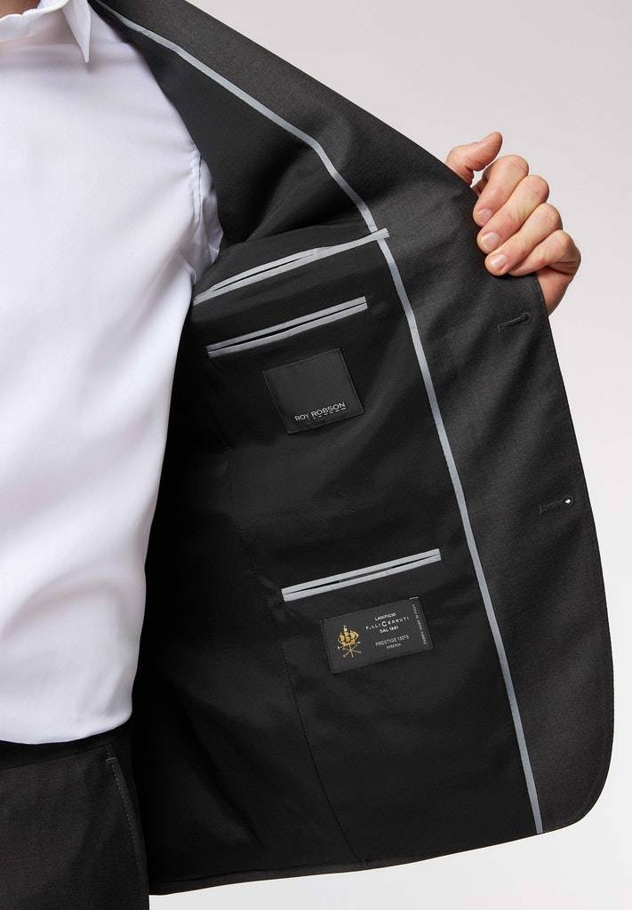Roy Robson Abito grigio scuro roy robson in lana cerruti stretch drop sei regular fit Italia