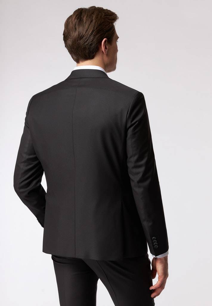 Roy Robson Abito nero roy robson in lana cerruti stretch drop sei regular fit In Linea