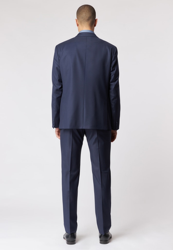 Roy Robson Abito blu navy roy robson in lana cerruti stretch drop sei regular fit Nuovo